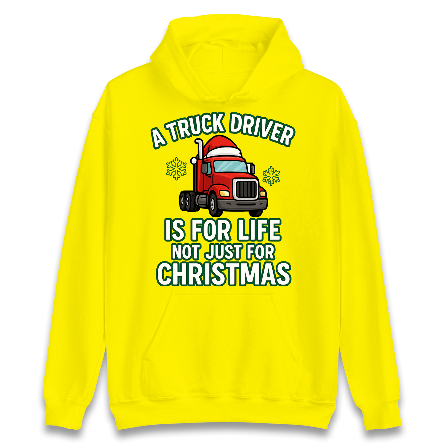 Truck Driver Christmas Hoodie