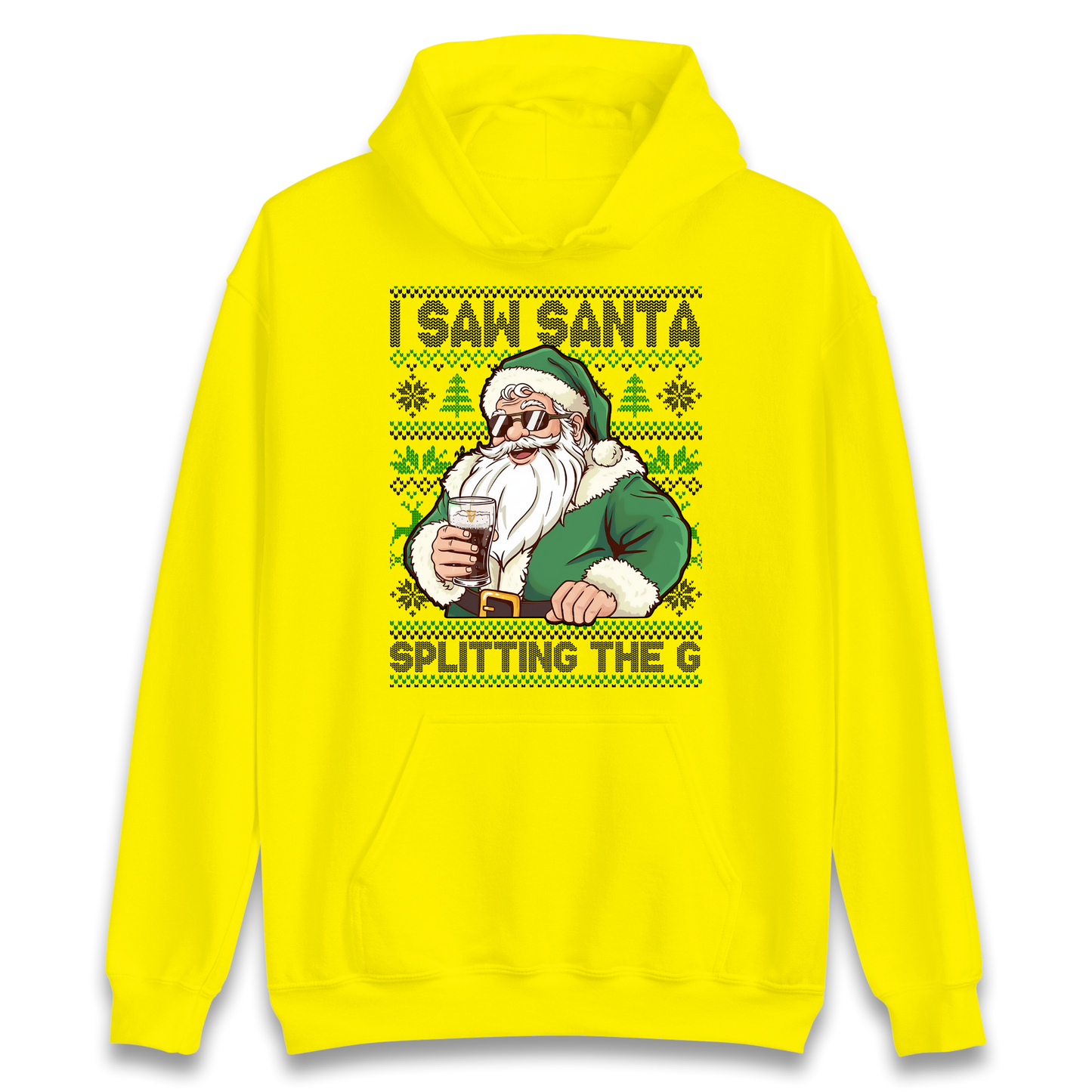 Santa Splitting The G Hoodie