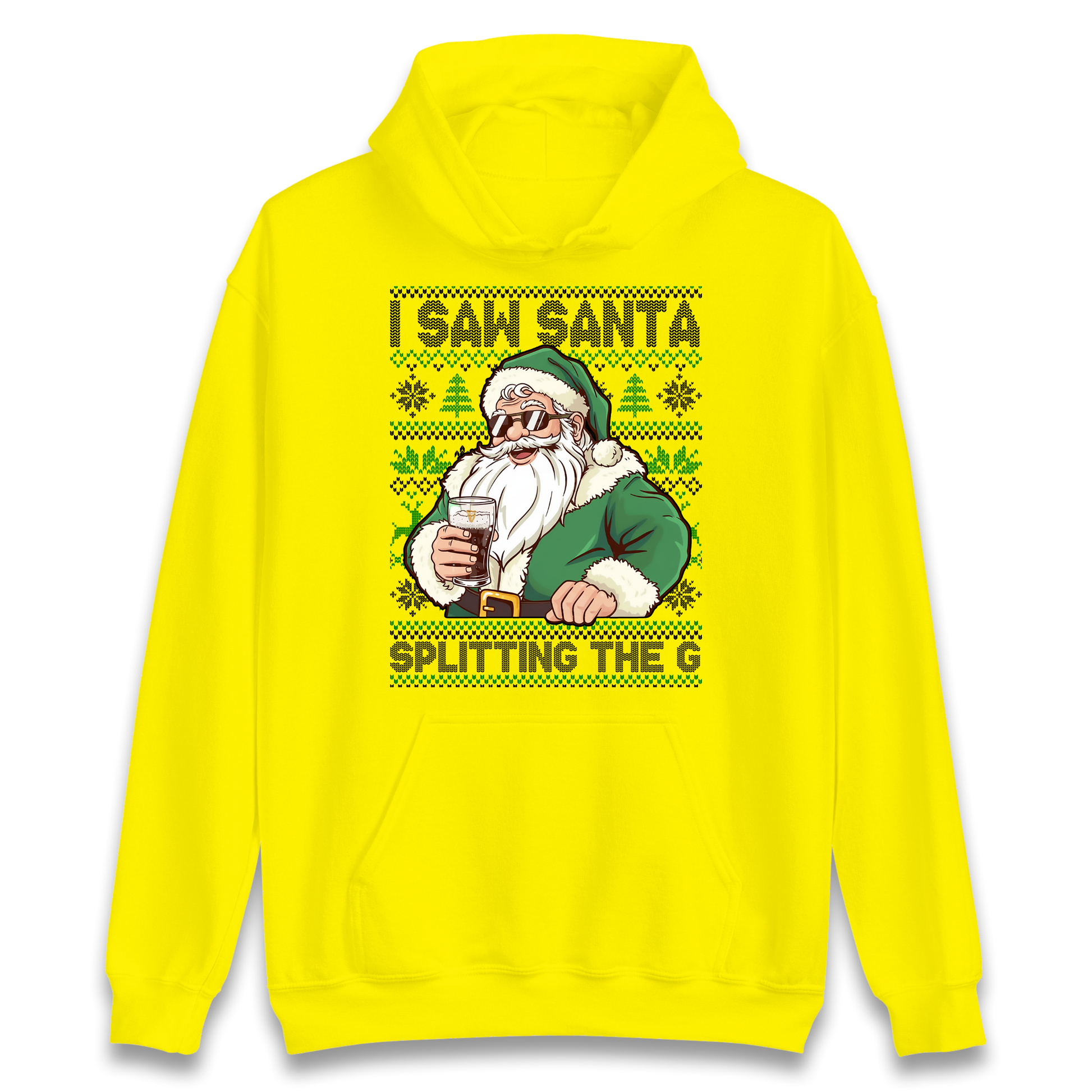 Santa Splitting The G Hoodie