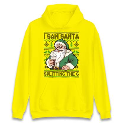 Santa Splitting The G Hoodie