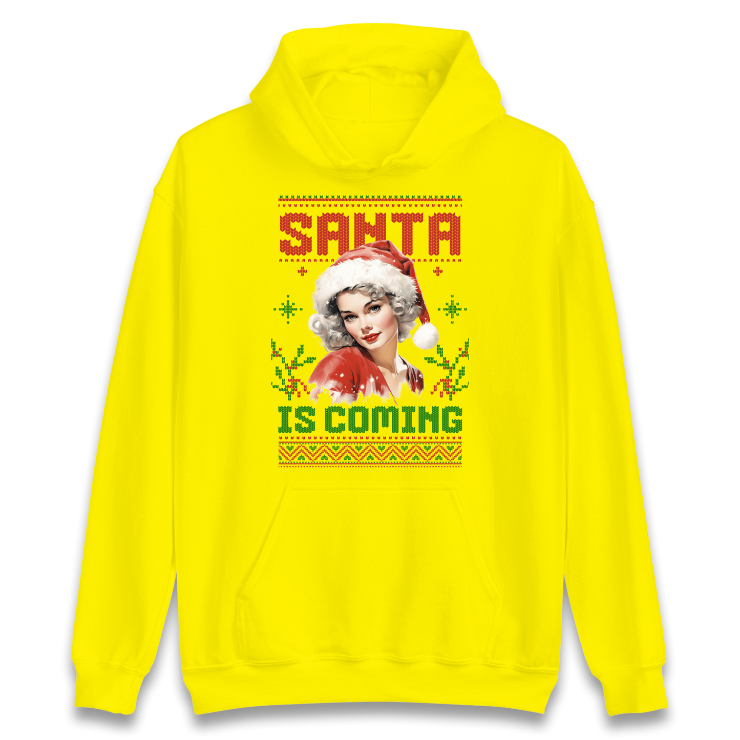 Santa is Coming Christmas Hoodie