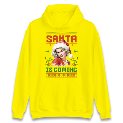 Santa is Coming Christmas Hoodie