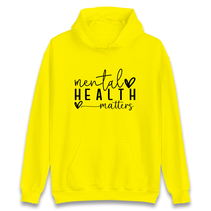 Yellow Mental Health Hoodie