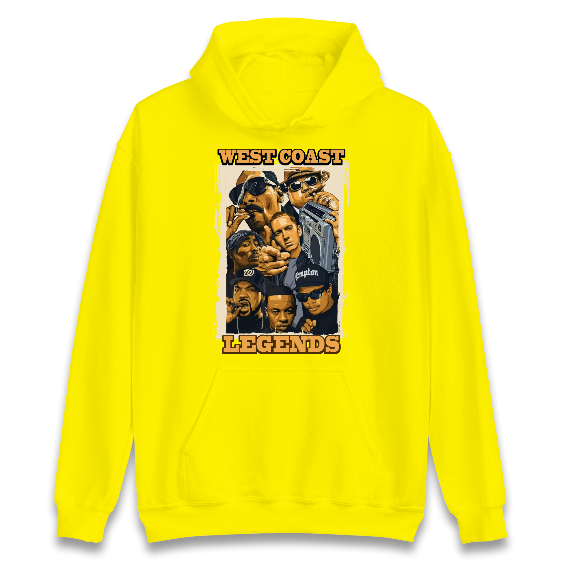 West Coast Legends Rappers Hoodie
