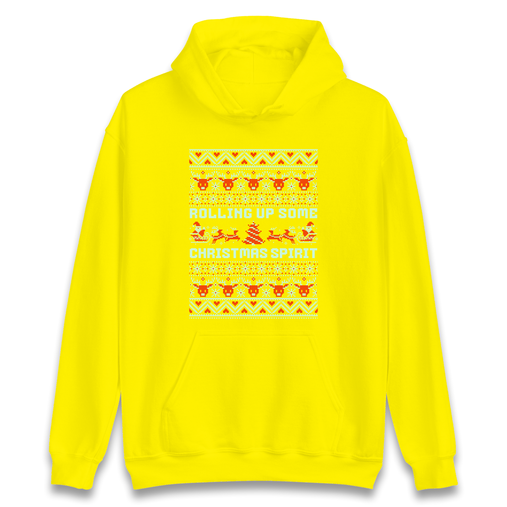 Rolling up Some Christmas Spirit Hoodie
