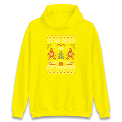 Stay Cozy Eat Cookies Christmas Hoodie
