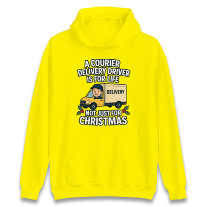 Courier Delivery Driver Christmas Hoodie