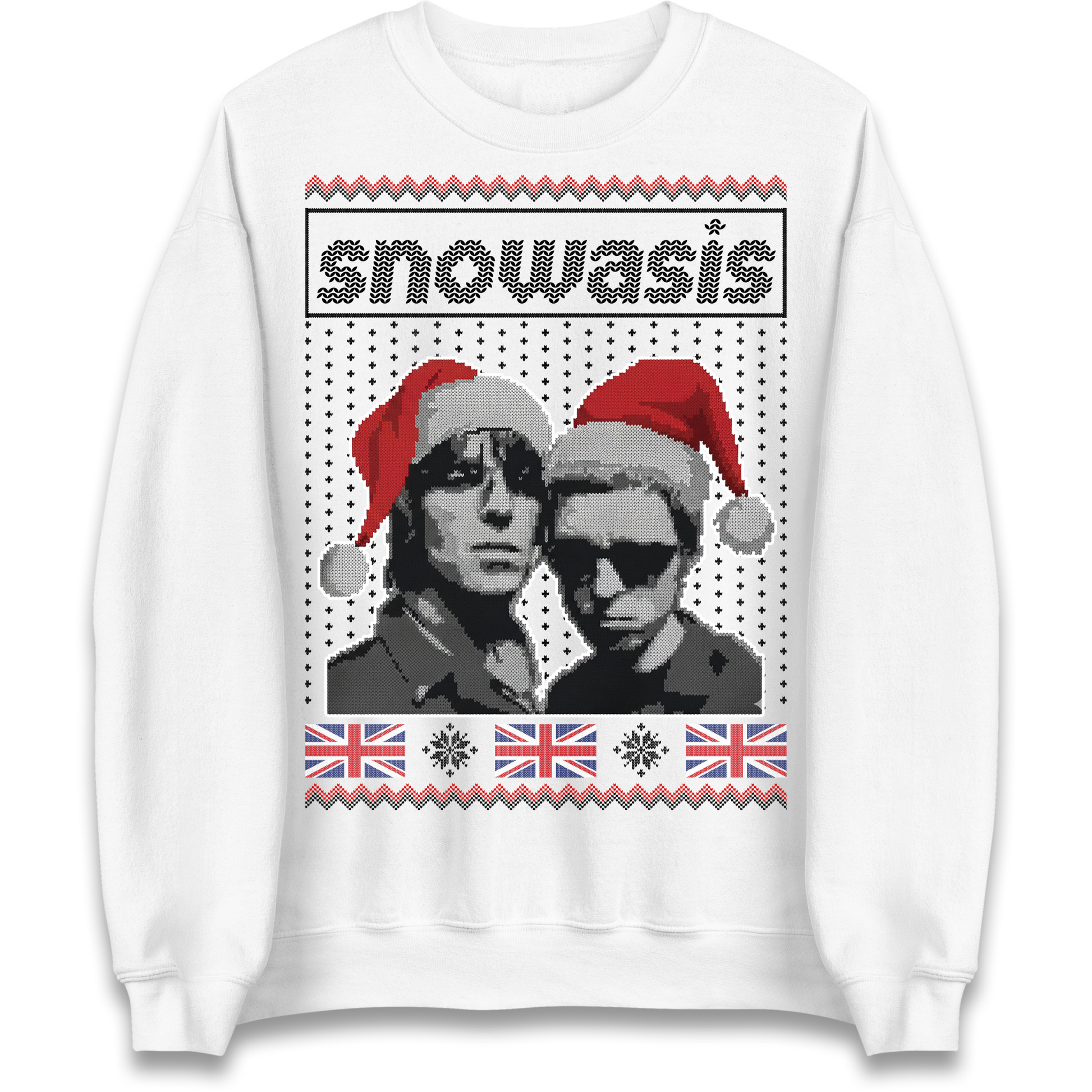 Snowasis Union Jack Christmas Jumper