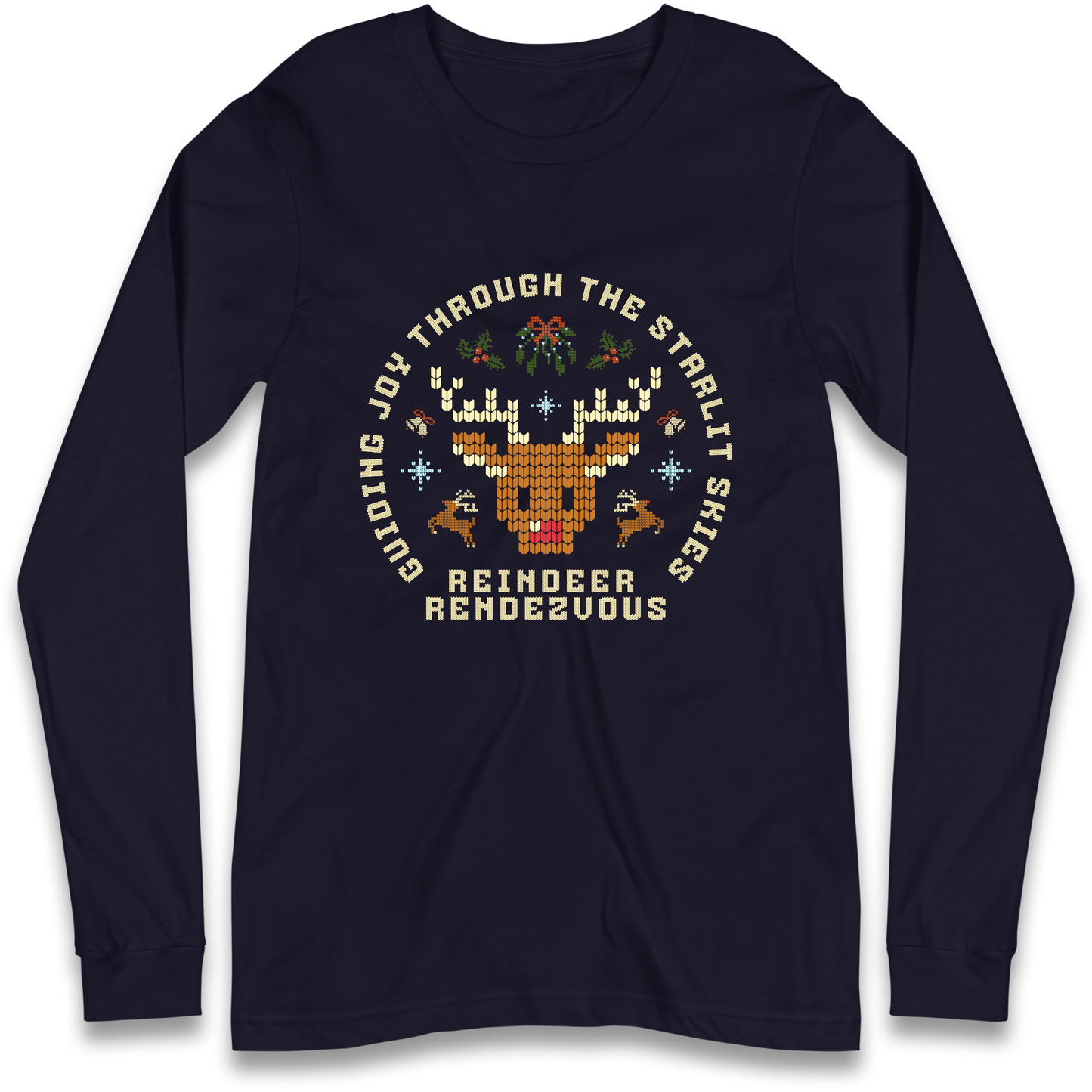 Reindeer Rendezvous Christmas Longsleeve T Shirt