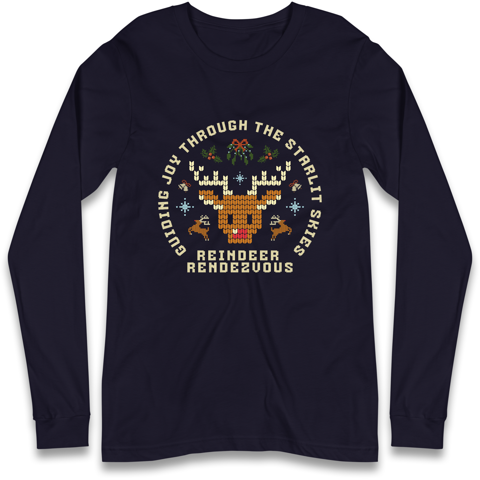 Reindeer Rendezvous Christmas Longsleeve T Shirt