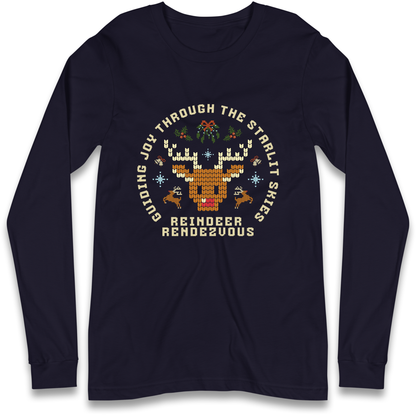 Reindeer Rendezvous Christmas Longsleeve T Shirt