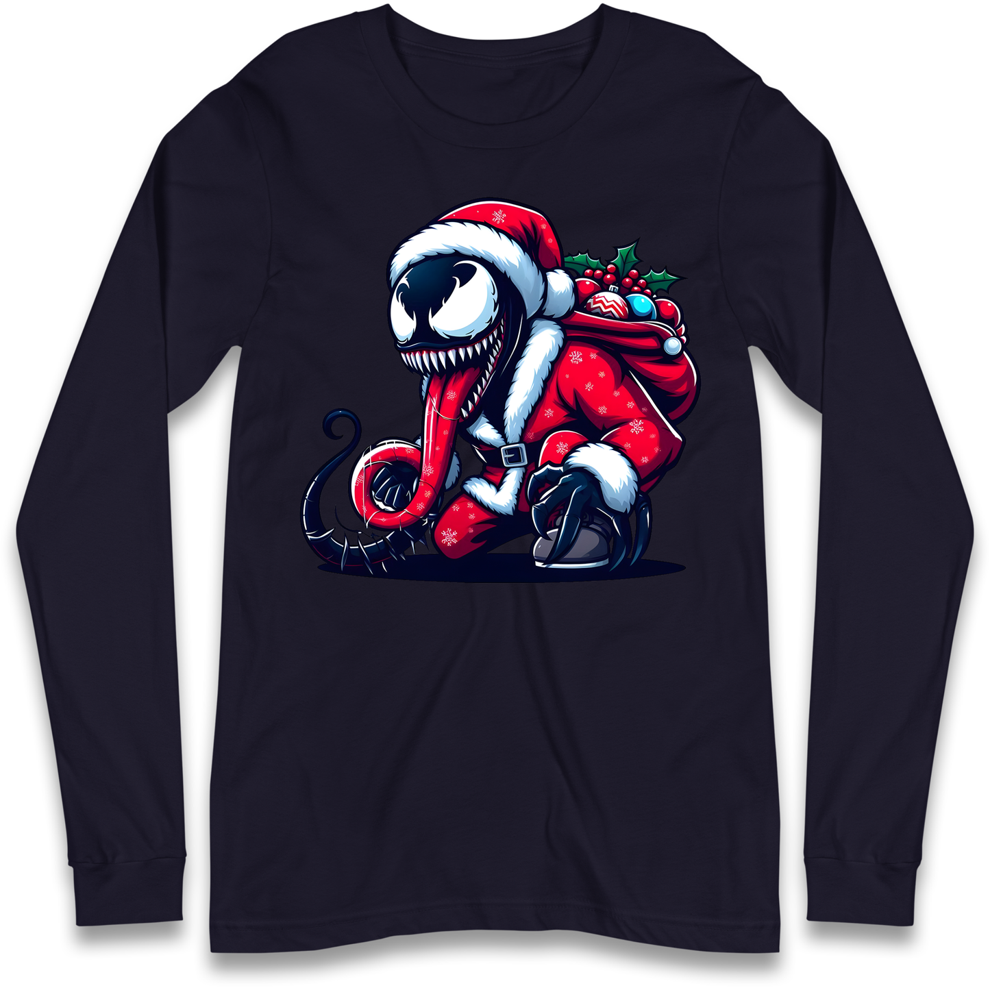 Venom Santa Longsleeve T Shirt