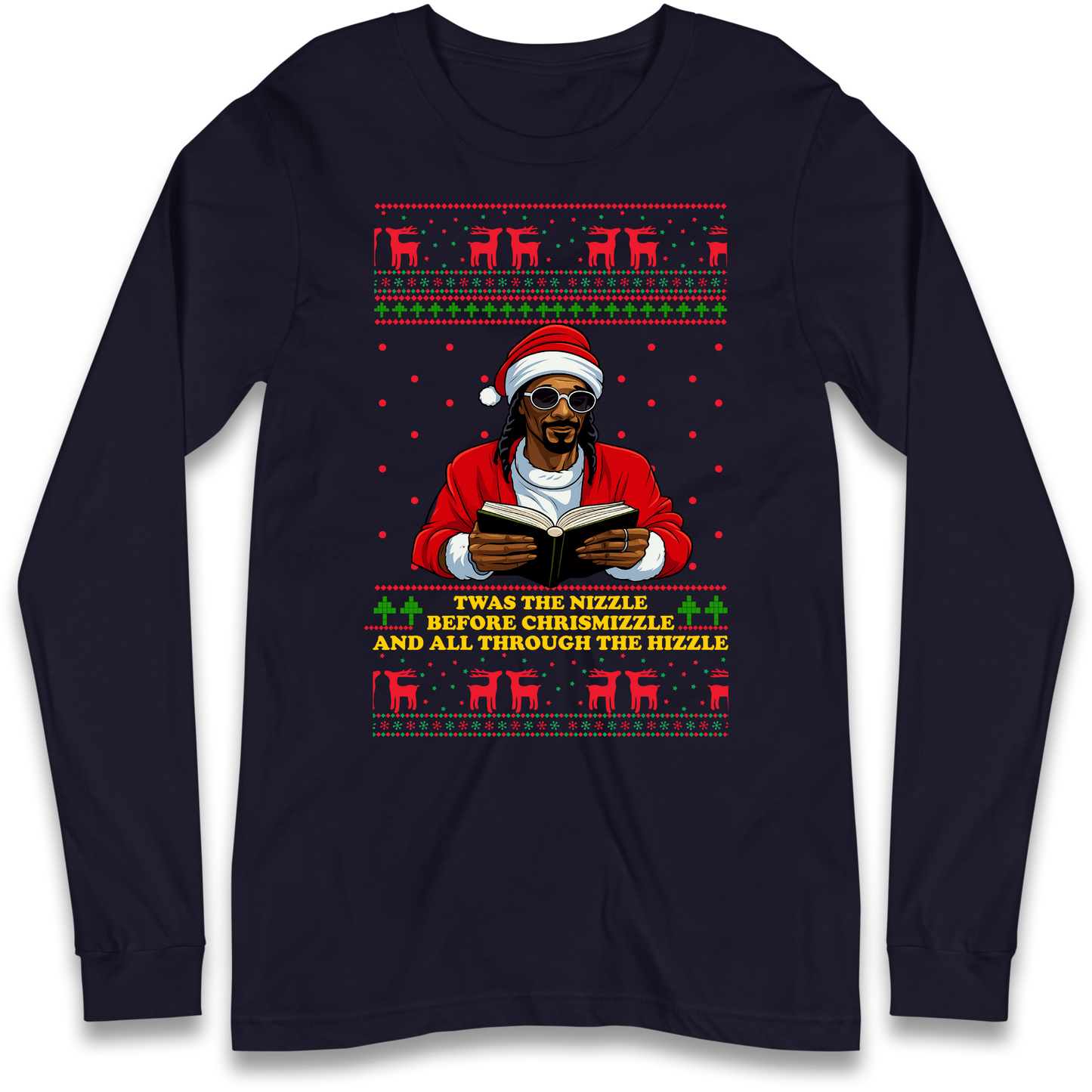 Snoop Dogg Nizzle Christmas Longsleeve T-Shirt