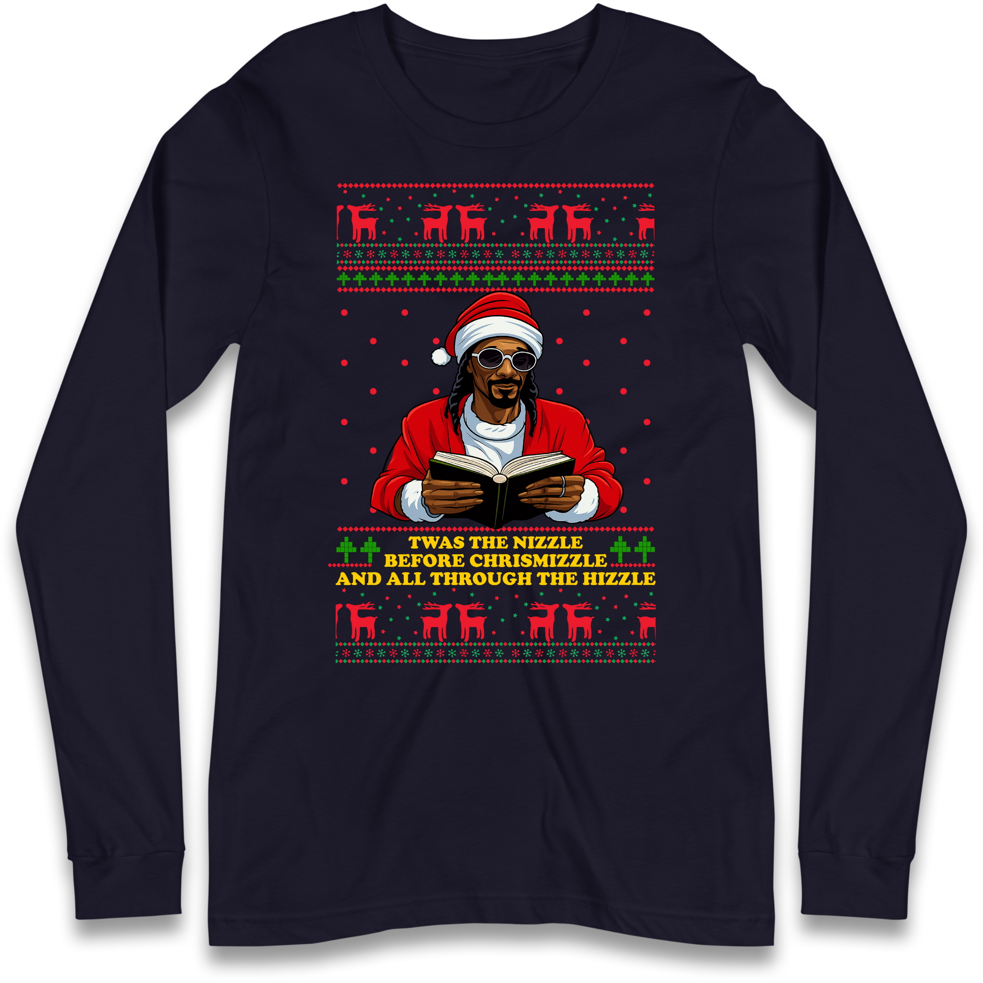 Snoop Dogg Nizzle Christmas Longsleeve T-Shirt