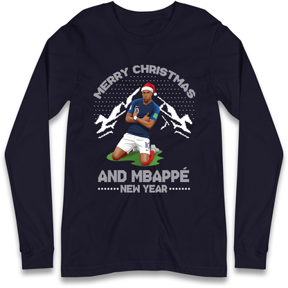 Mbappe Christmas Longsleeve T-Shirt