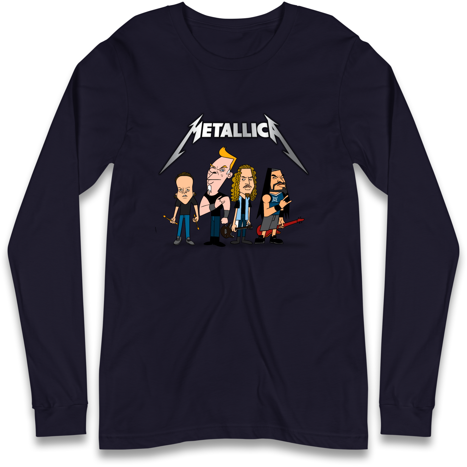 Metallica Cartoon Longsleeve T Shirt