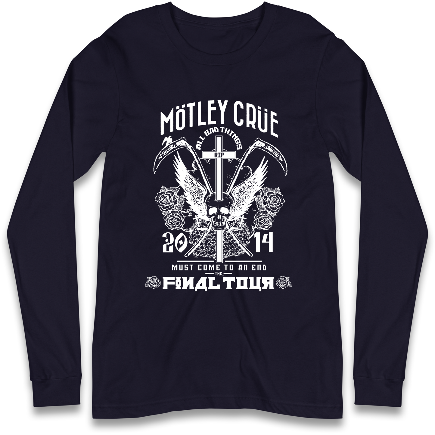Motley Crue All Bad Things Longsleeve T Shirt
