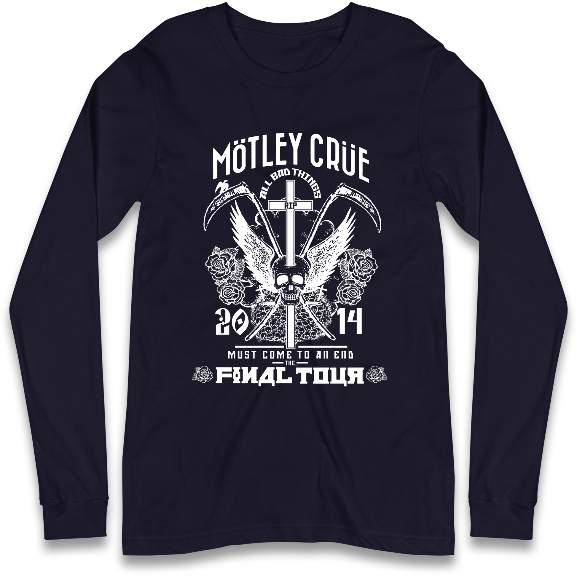 Motley Crue All Bad Things Longsleeve T Shirt