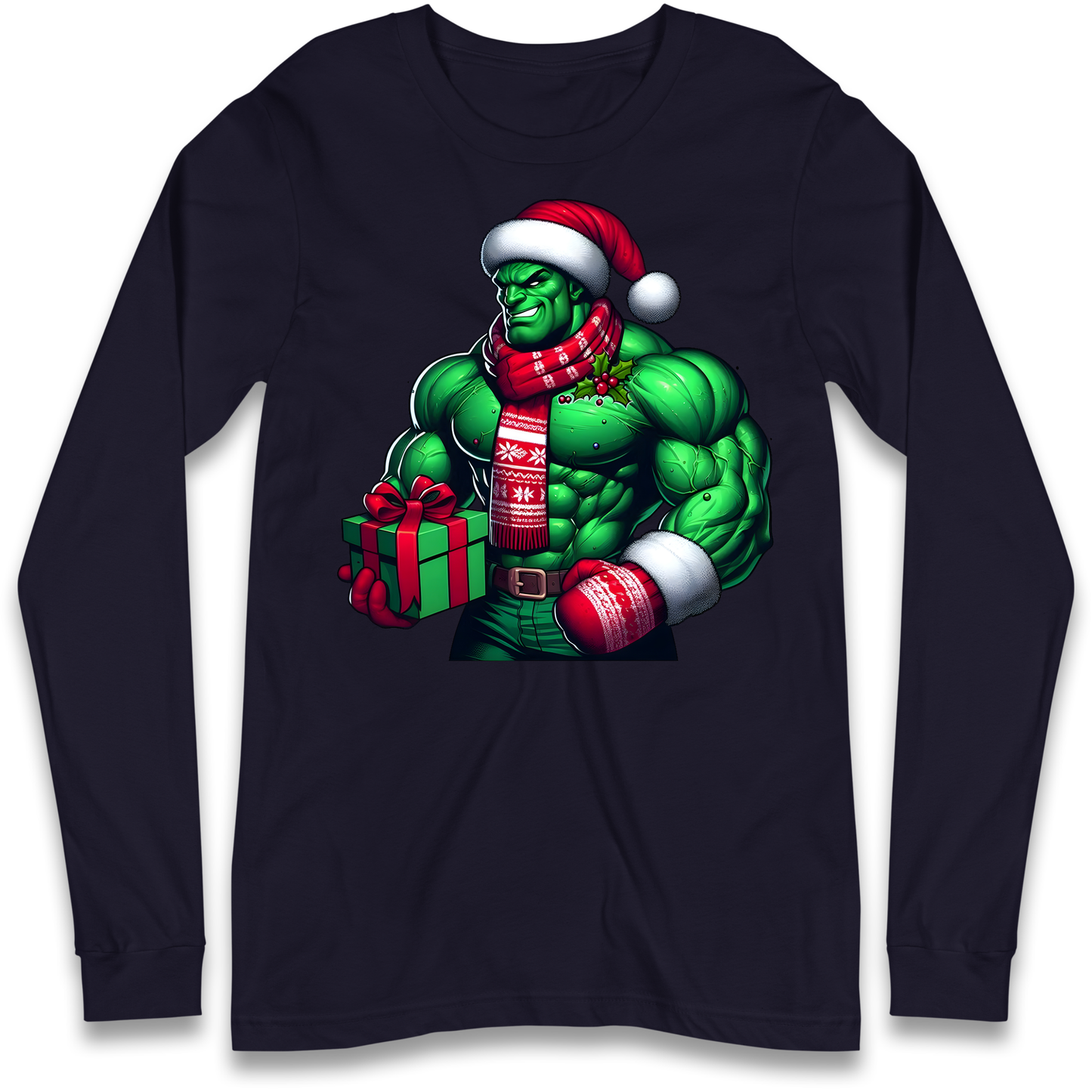 The Hulk Santa Longsleeve T Shirt