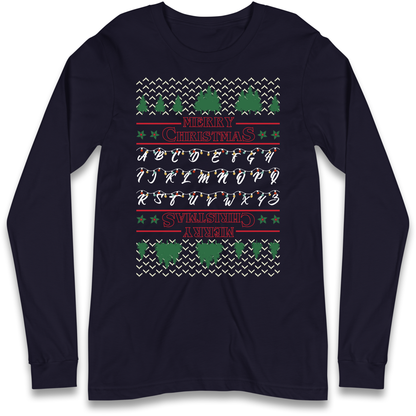 stranger things christmas jumper Longsleeve T Shirt