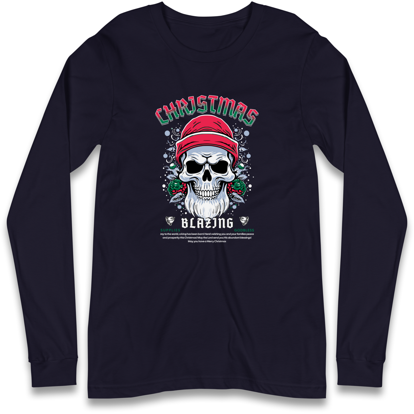 Christmas Blazing Longsleeve T Shirt