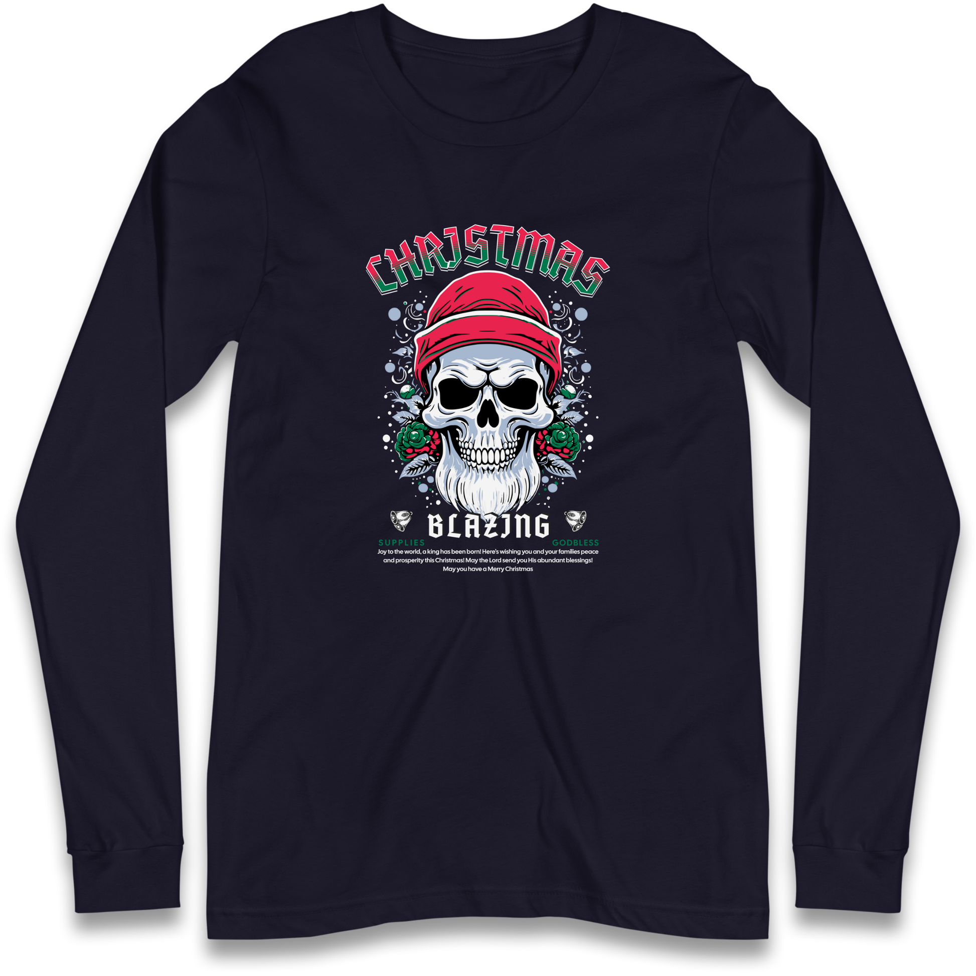 Christmas Blazing Longsleeve T Shirt