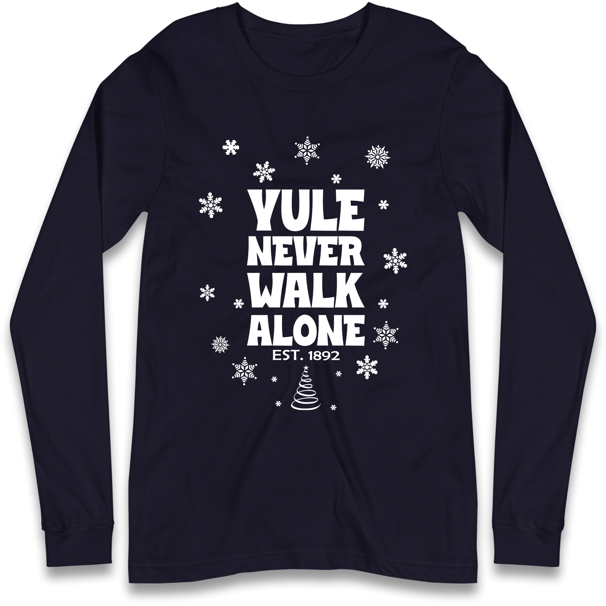 Yule Never Walk Alone Liverpool Christmas Longsleeve T Shirt