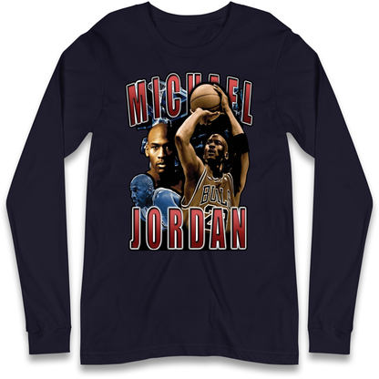 Michael Jordan Bulls Longsleeve T Shirt