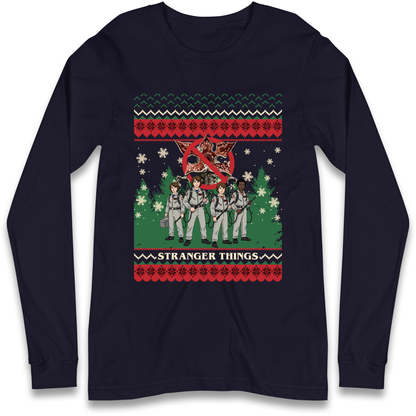 Stranger Things Demogorgon Christmas Longsleeve T Shirt