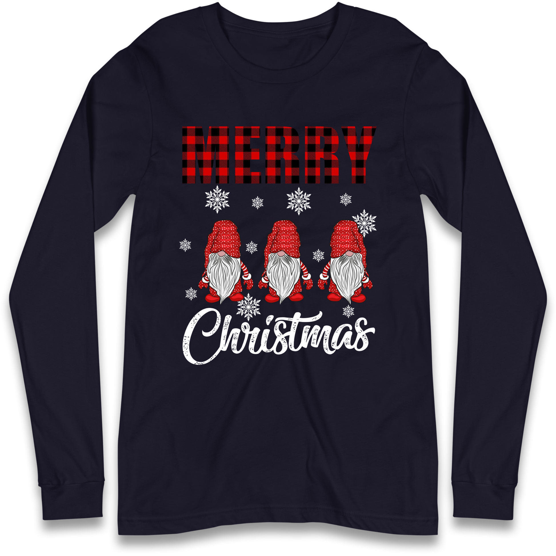 Merry Knomes Christmas Longsleeve T-Shirt