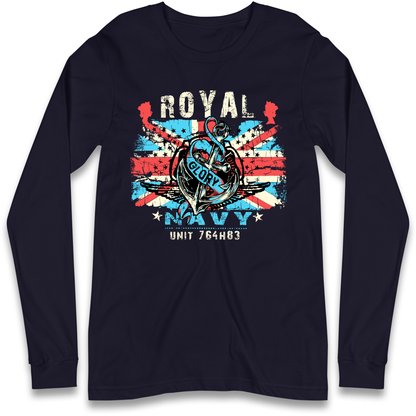 Royal Navy Glory Unit 764H83 Longsleeve T Shirt