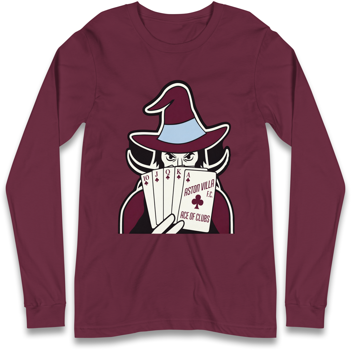 Aston Villa Ace of Clubs Banner Longsleeve T Shirt