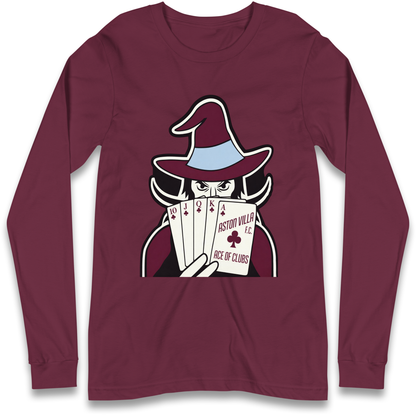 Aston Villa Ace of Clubs Banner Longsleeve T Shirt