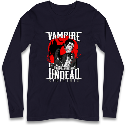Vampire Undead Longsleeve T Shirt