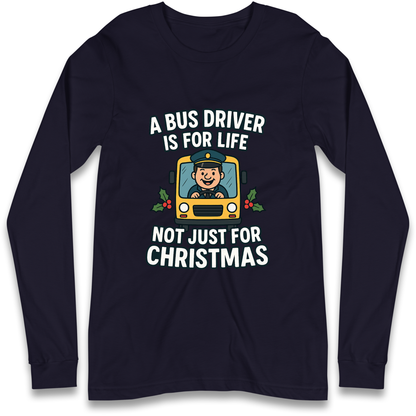 Bus Driver Christmas Longsleeve T Shirt