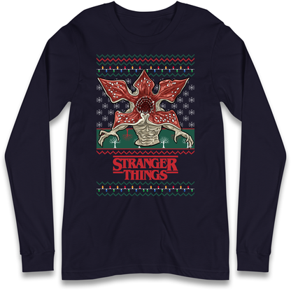 Demogorgon Christmas Longsleeve T Shirt