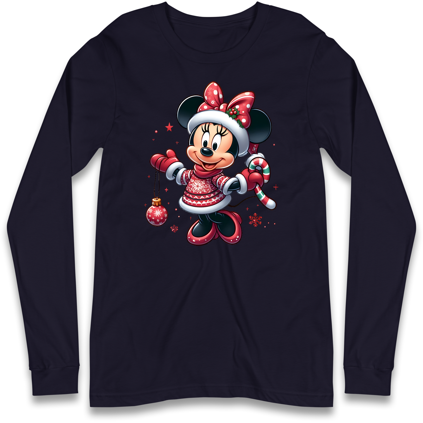 Mini Mouse Christmas Longsleeve T Shirt