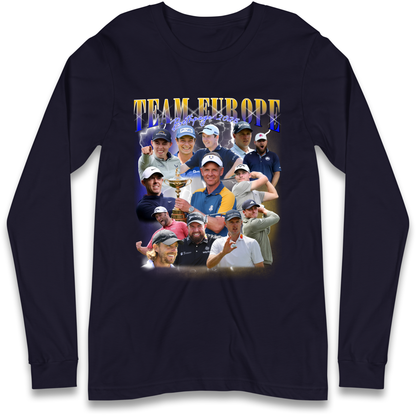 Ryder Cup 2025 Team Europe Longsleeve T Shirt