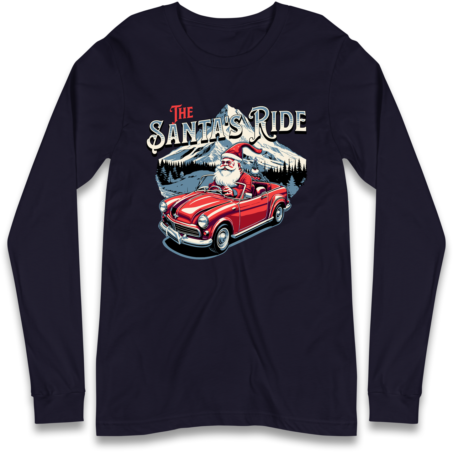 The Santas Ride Christmas Longsleeve T Shirt