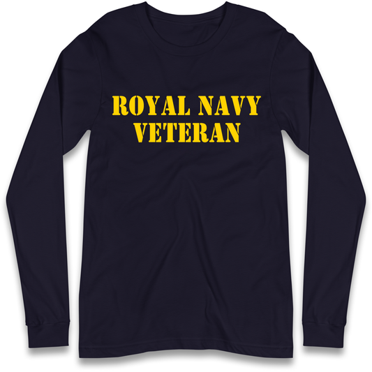 Royal Navy Veteran Longsleeve T Shirt