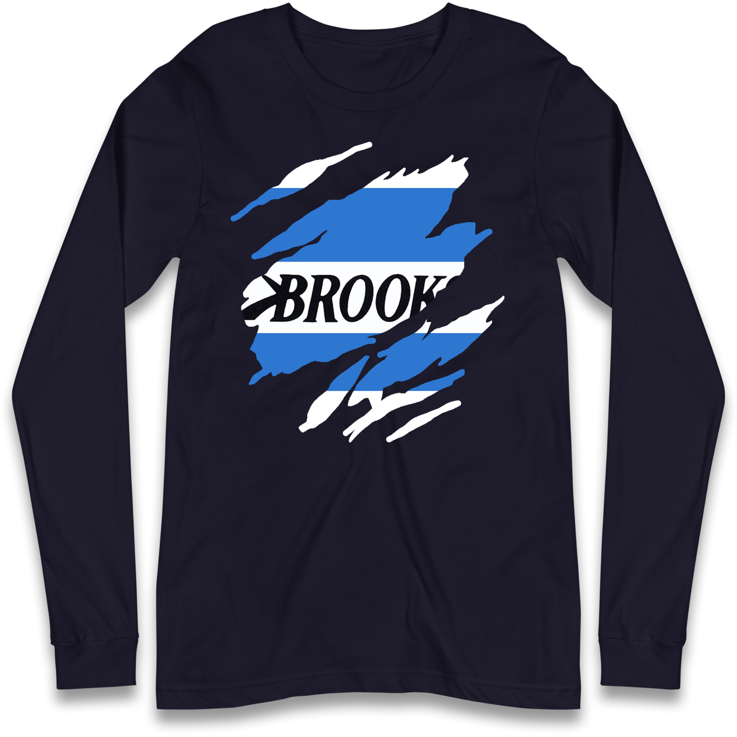 Retro QPR 1992 Torn Effect Longsleeve T Shirt