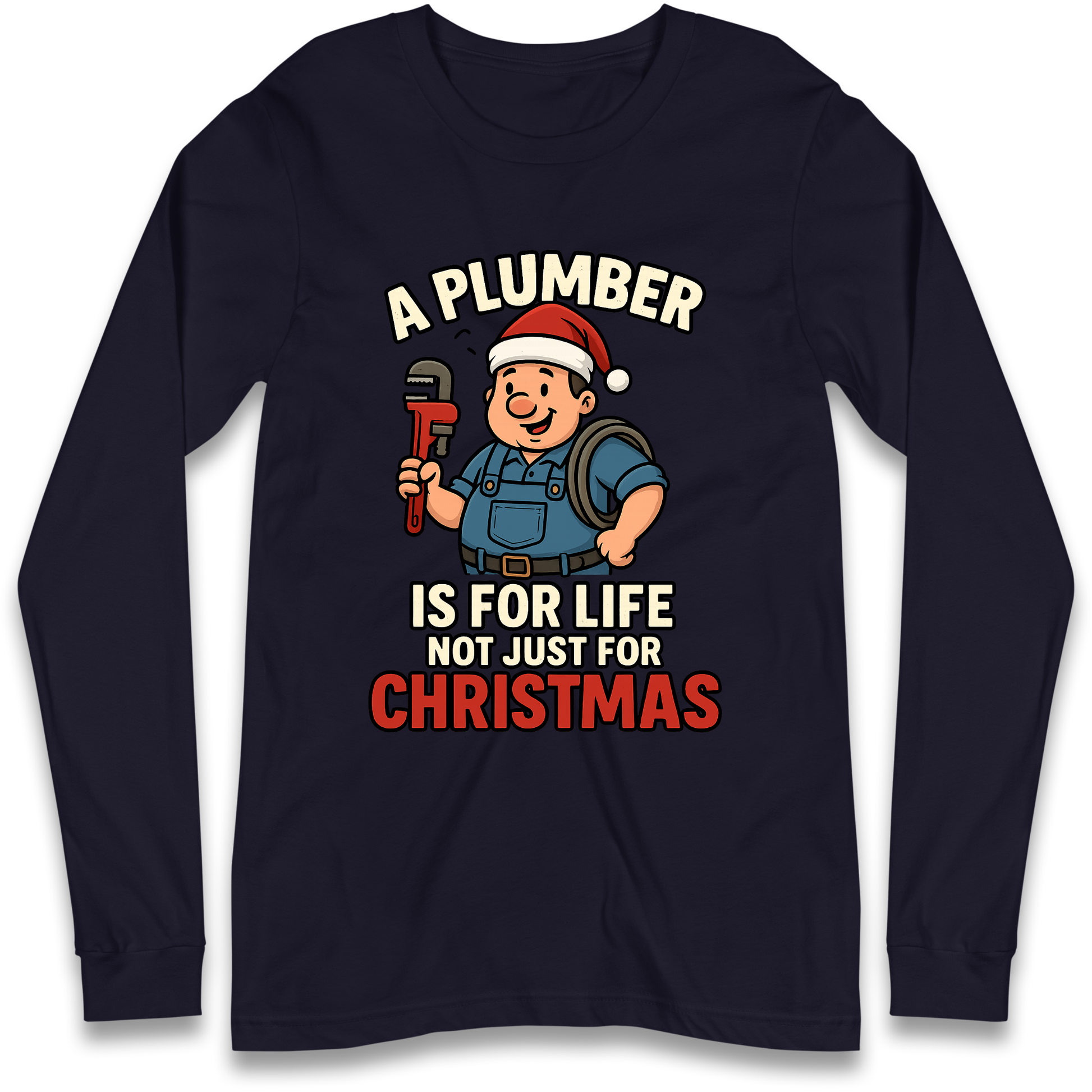 Plumber Christmas Longsleeve T Shirt