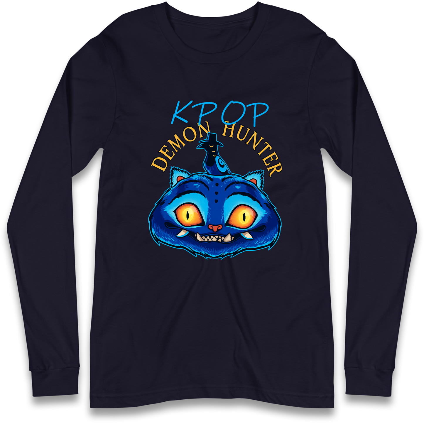 Kpop Demon Hunter Derpy Tiger Longsleeve T Shirt