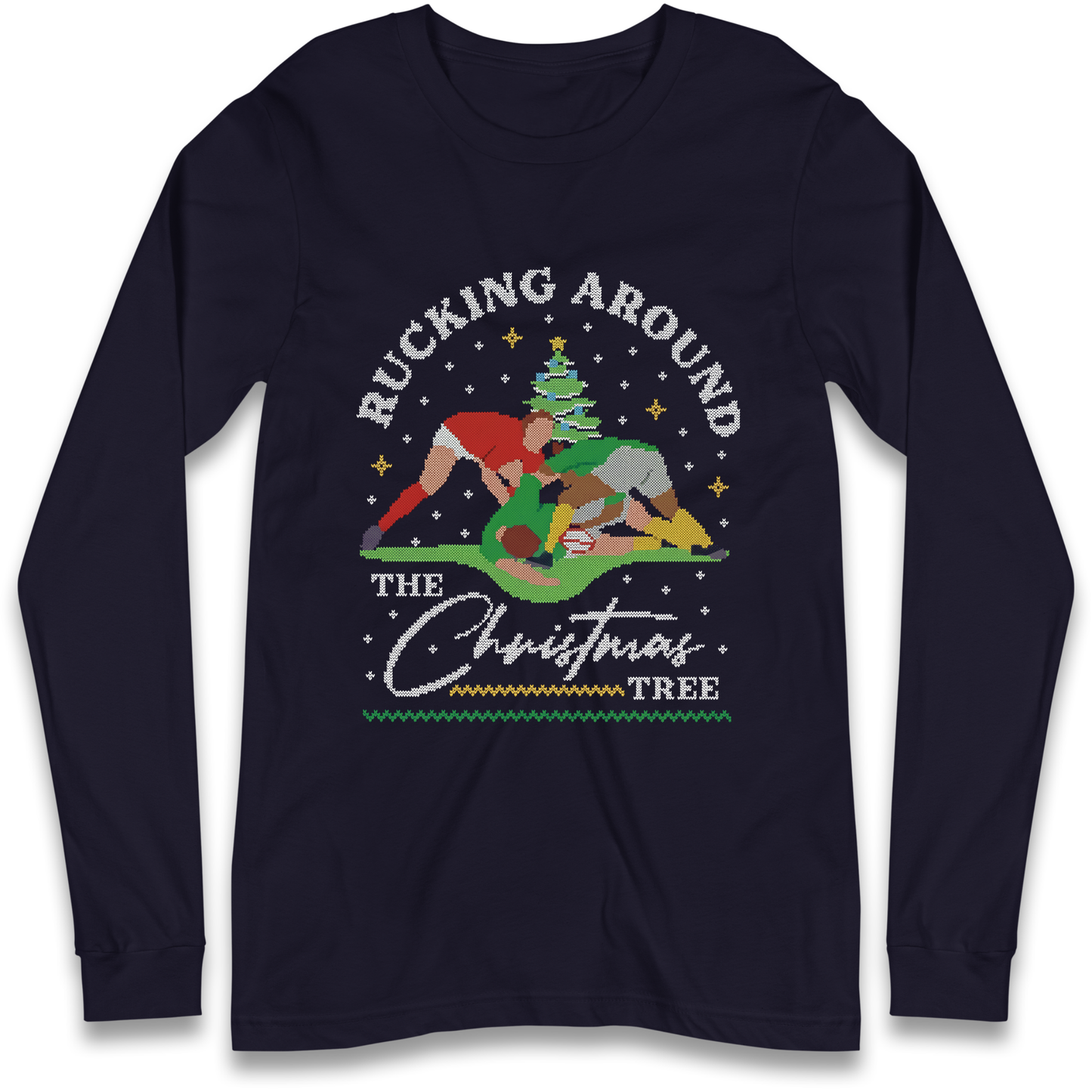 Rugby Christmas Longsleeve T Shirt