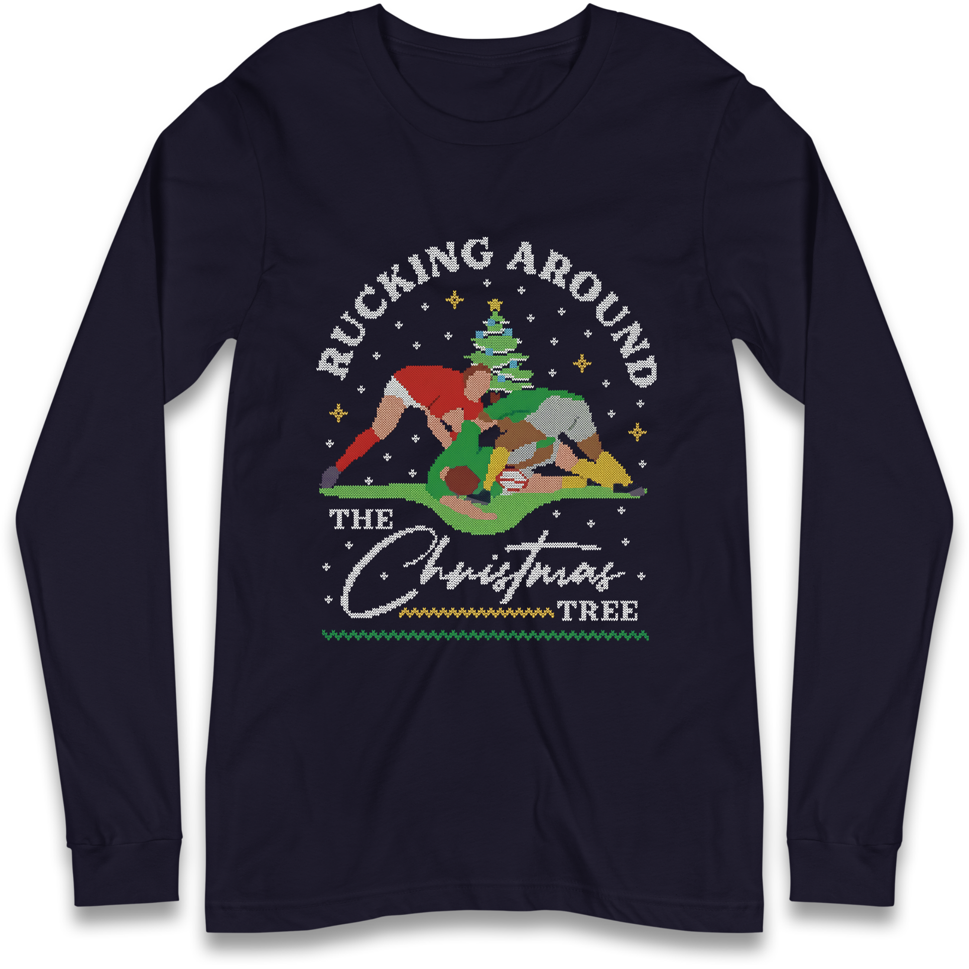 Rugby Christmas Longsleeve T Shirt