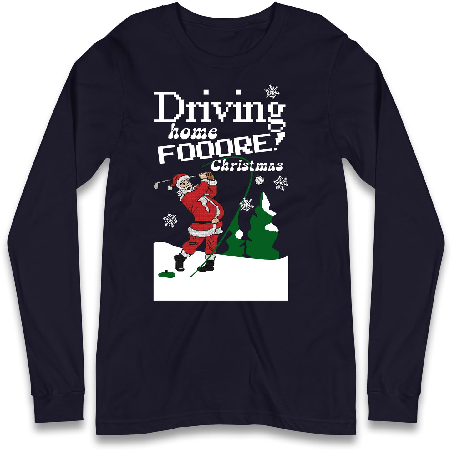 Christmas Golf Longsleeve T-Shirt