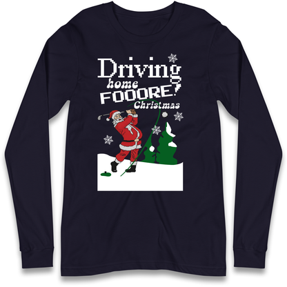 Christmas Golf Longsleeve T-Shirt