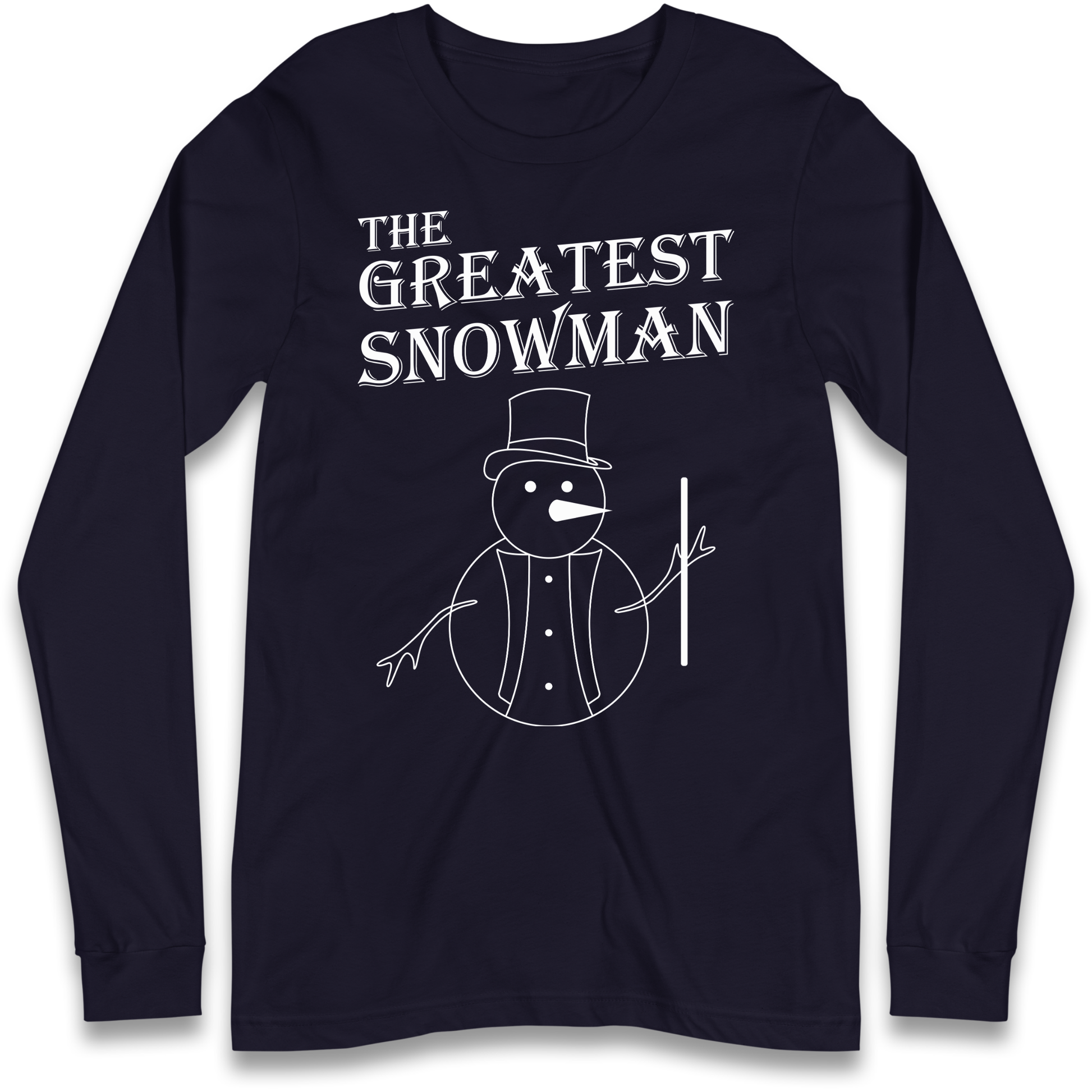 The Greatest Snowman Christmas Longsleeve T Shirt