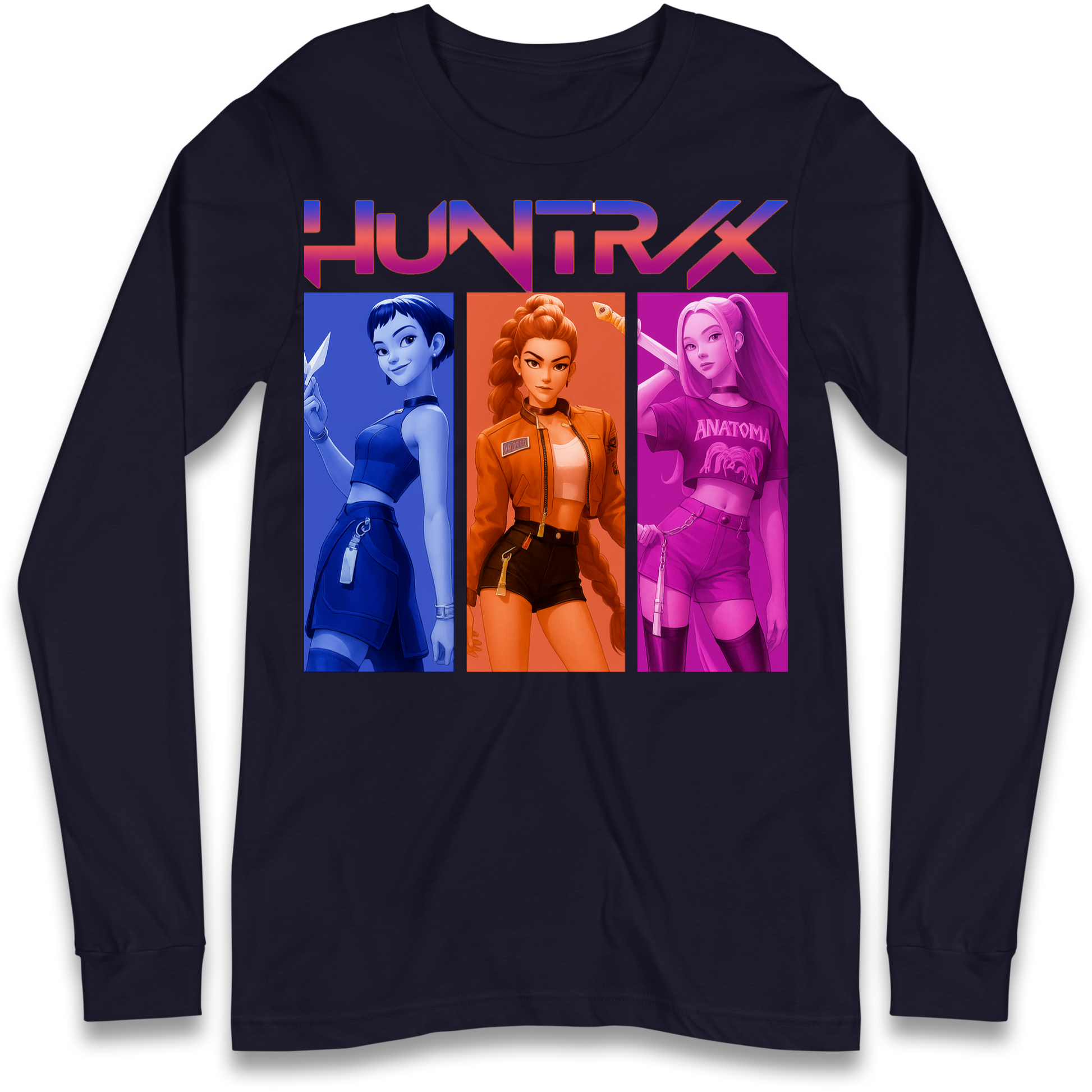 Kpop Demon Hunters Huntrix Longsleeve T Shirt
