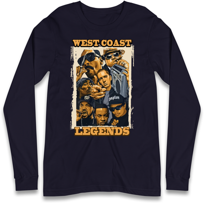 West Coast Legends Rappers Longsleeve T Shirt